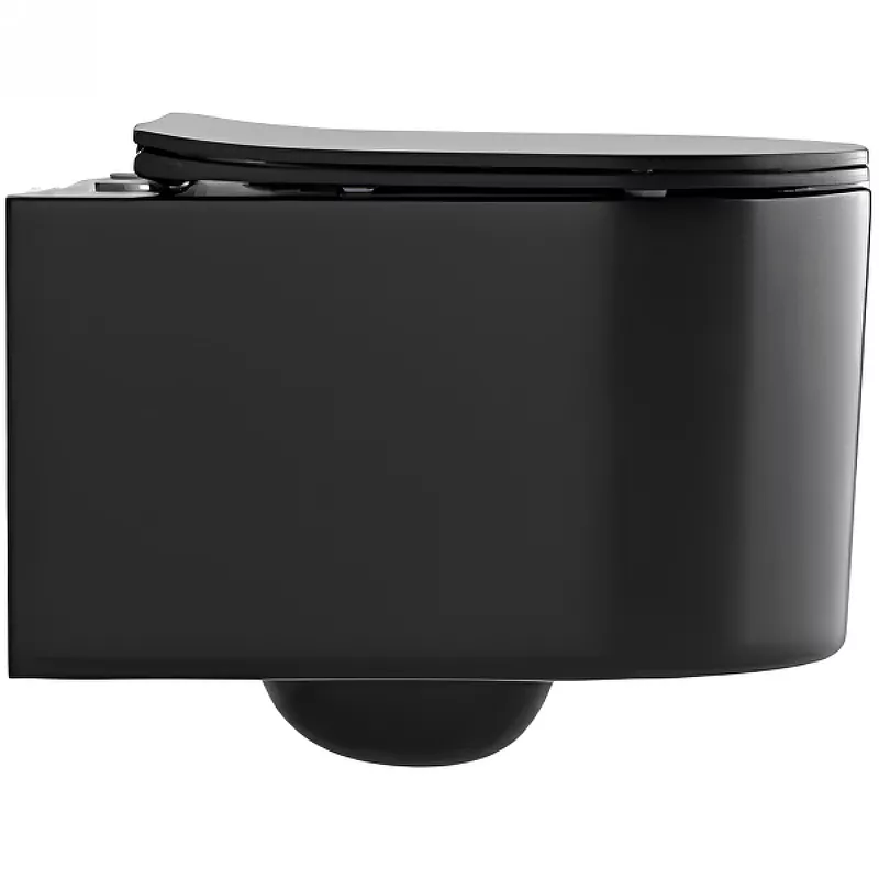 

Унитаз подвесной Cerutti SPA Tanaro Aria CT9238 с сиденьем микролифт, черный матовый