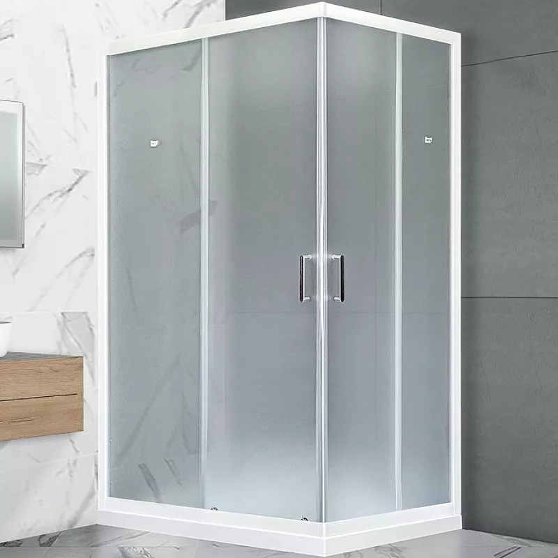 

Душевой уголок Royal Bath HPD 110x80 профиль белый стекло матовое