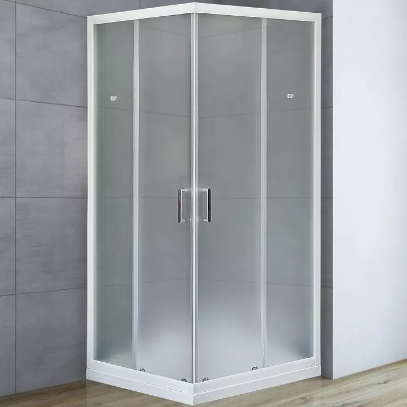 

Душевой уголок Royal Bath HPD 110x100 профиль белый стекло матовое