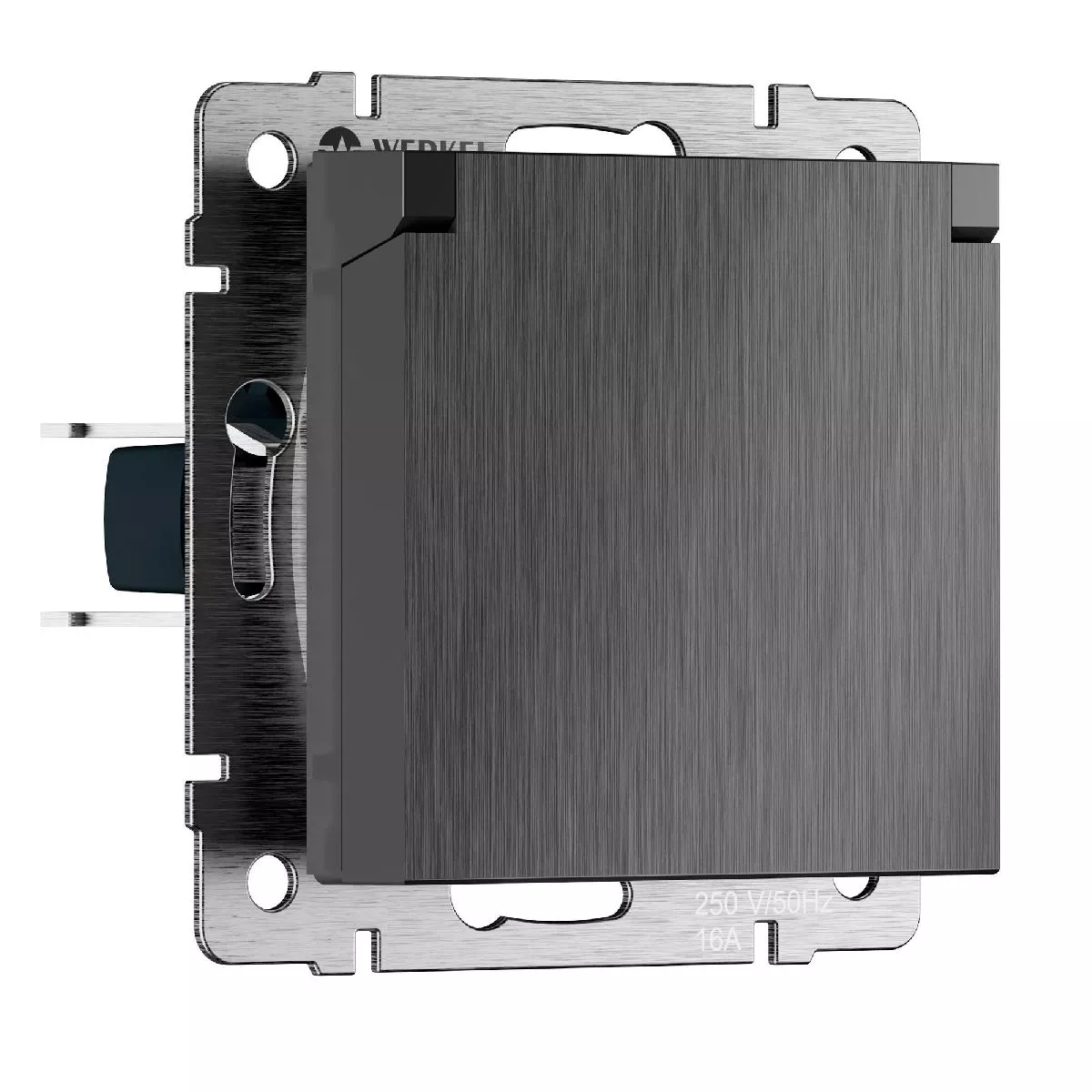 

Розетка с защитной крышкой и шторками Werkel W1171204 4690389213076 a069599