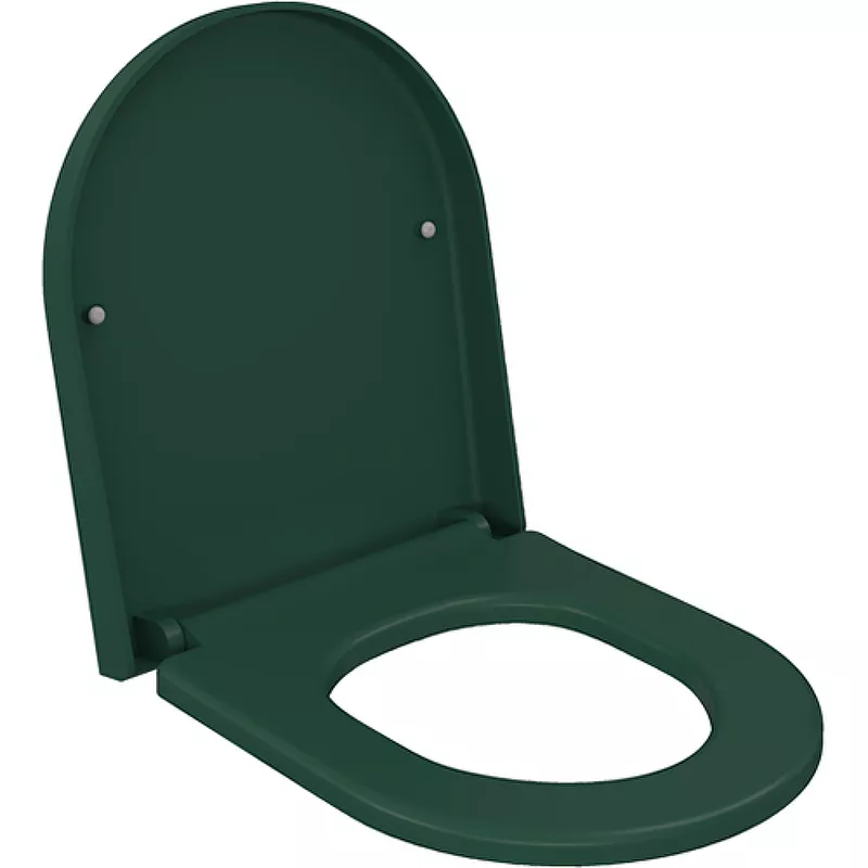 Крышка-сиденье Ambassador Abner с микролифтом зеленый матовый