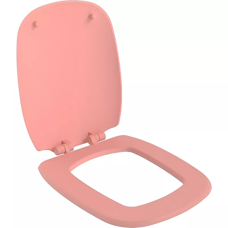 Крышка-сиденье Ambassador Diamond с микролифтом розовый матовый