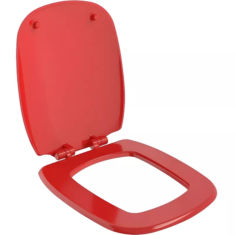Крышка-сиденье Ambassador Diamond с микролифтом красный матовый