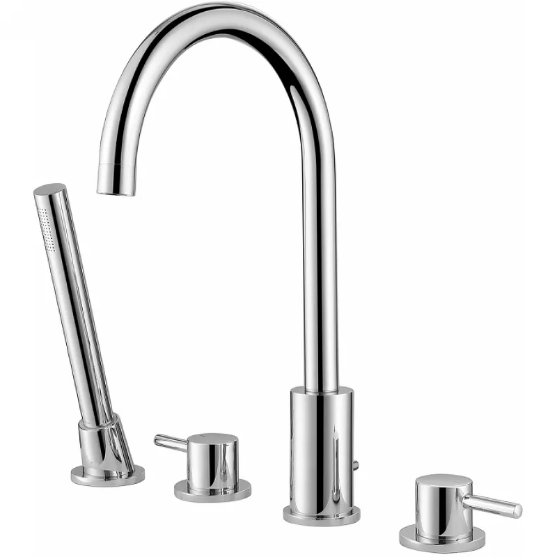 Смеситель на борт ванны Abber Wasser Kreis хром