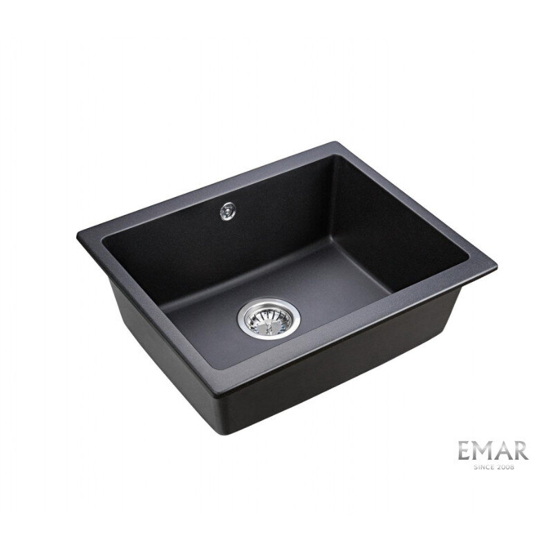 Мойка для кухни EMAR Quartz 1555.P (EMQ-1555.P Оникс) оникс