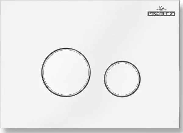 

Клавиша смыва Lavinia Boho RelFix белая