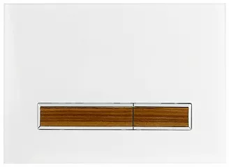 

Клавиша смыва Lavinia Boho RelFix светлое дерево - белая