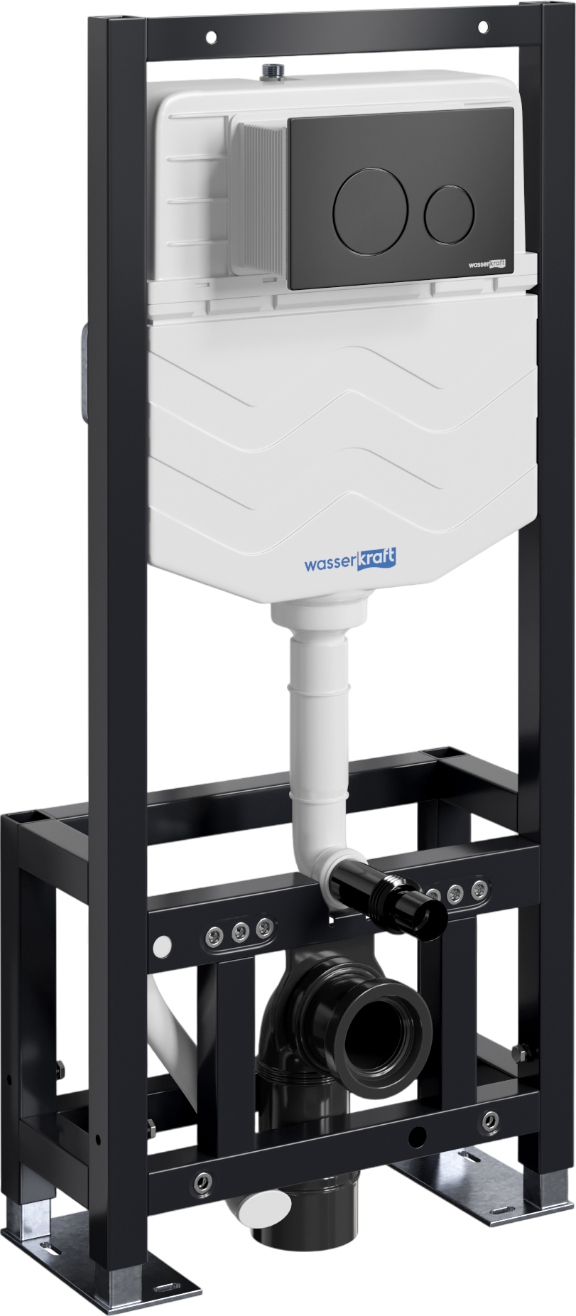 

Система инсталляции для унитазов Wasserkraft Dill 61TLT.010.ME.MB02 с кнопкой смыва матовой черной