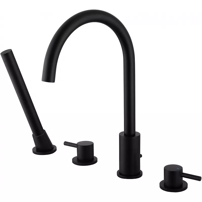 

Смеситель на борт ванны Abber Wasser Kreis AF8113B матовый черный