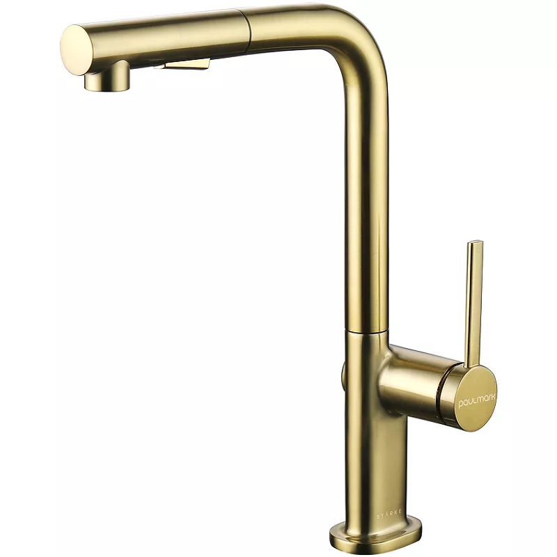 

Смеситель для кухни Paulmark Neo Ne214419-BG, брашированное золото