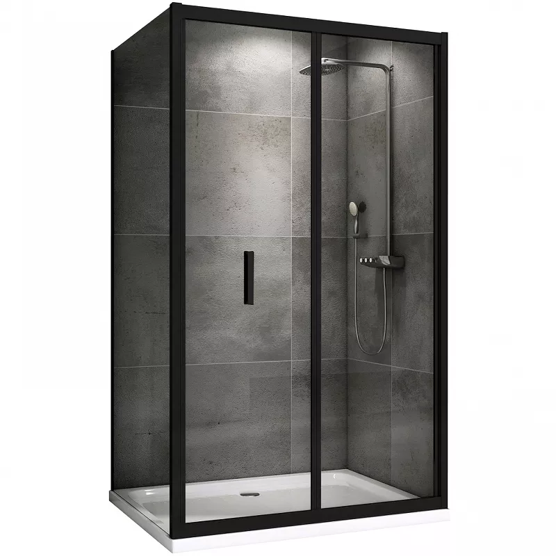 

Душевой уголок Abber Sonnenstrand 120x75 AG07120B-S75B черный, стекло прозрачное