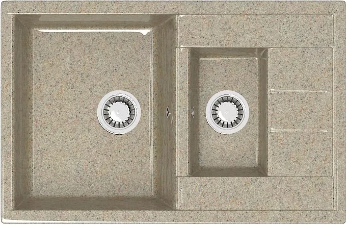 Мойка кухонная Marrbaxx Блонди Z210Q005 песочный от Santehnika-room