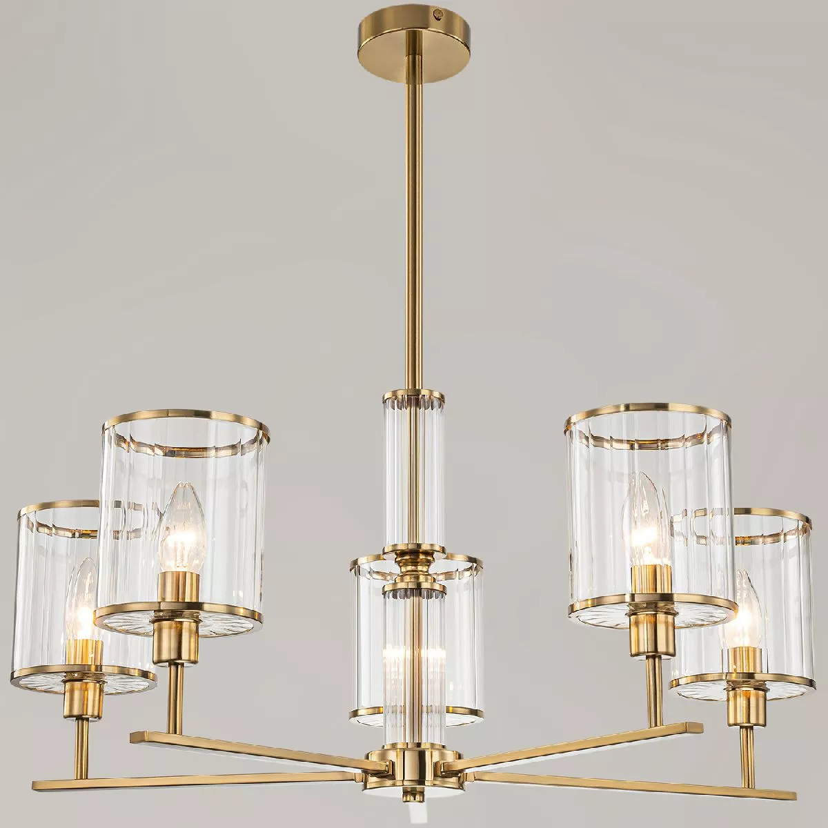Люстра на штанге Illumico IL0183-5C-79 COPPER KOPNINI