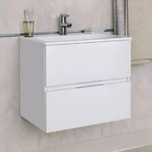 

Тумба с раковиной Aquanet Алвита 60 белая