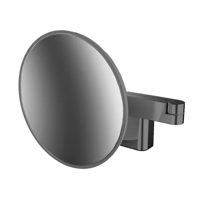 Emco Evo Косметическое зеркало, LED, Ø209mm, 2-колено, 5x увелич., цвет черный