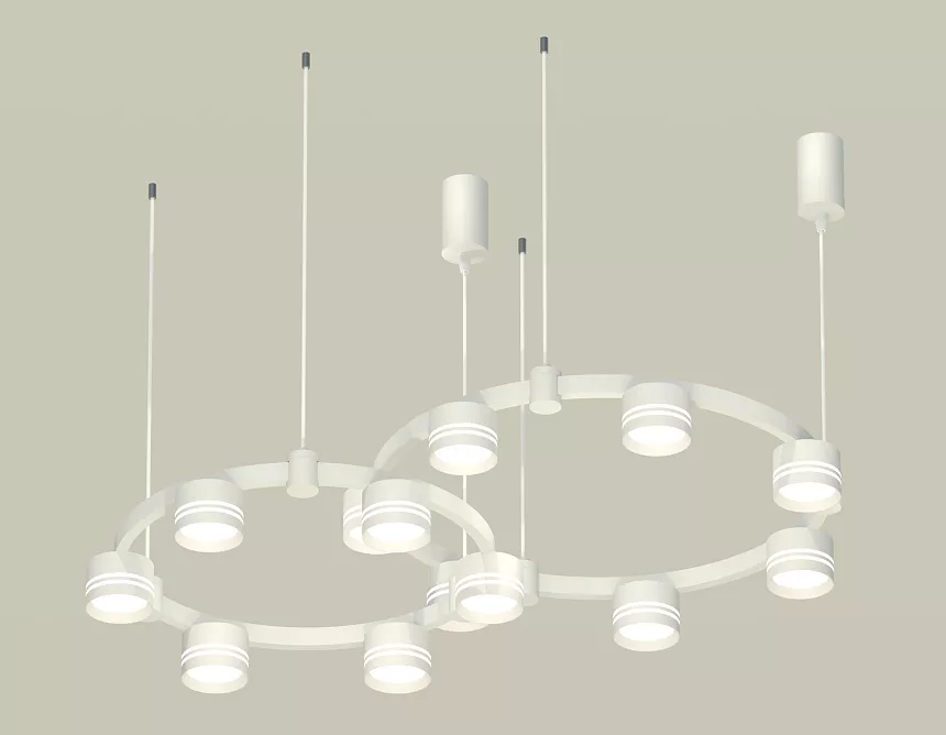 

Комплект подвесного светильника Ambrella Light Techno Ring XR92081005 (A9208x2, C9236, C9231, N8477)
