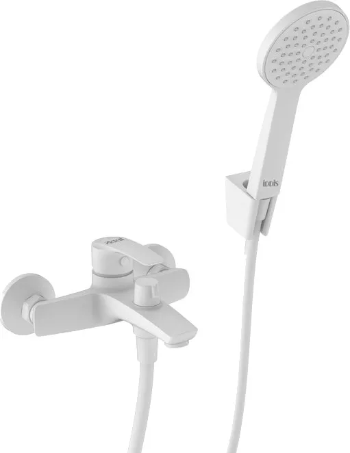 

Смеситель для ванны IDDIS Ray RAYWT02i02 белый матовый