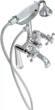 Смеситель Фэма Classico для ванны с душем на мини-колоннах, хром