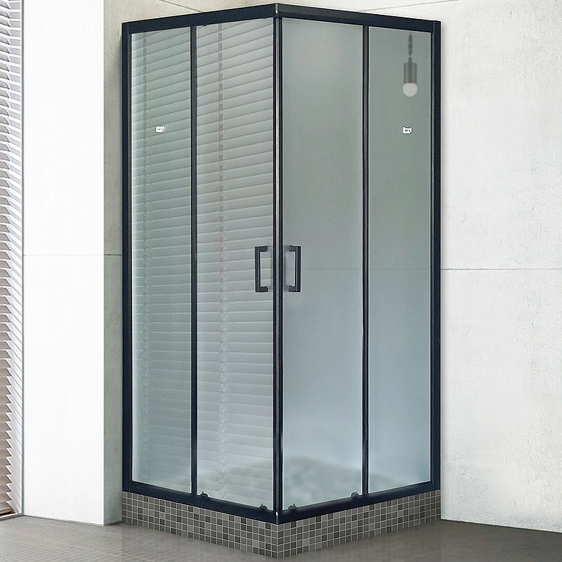

Душевой уголок Royal Bath HPD 110x100 профиль черный стекло матовое