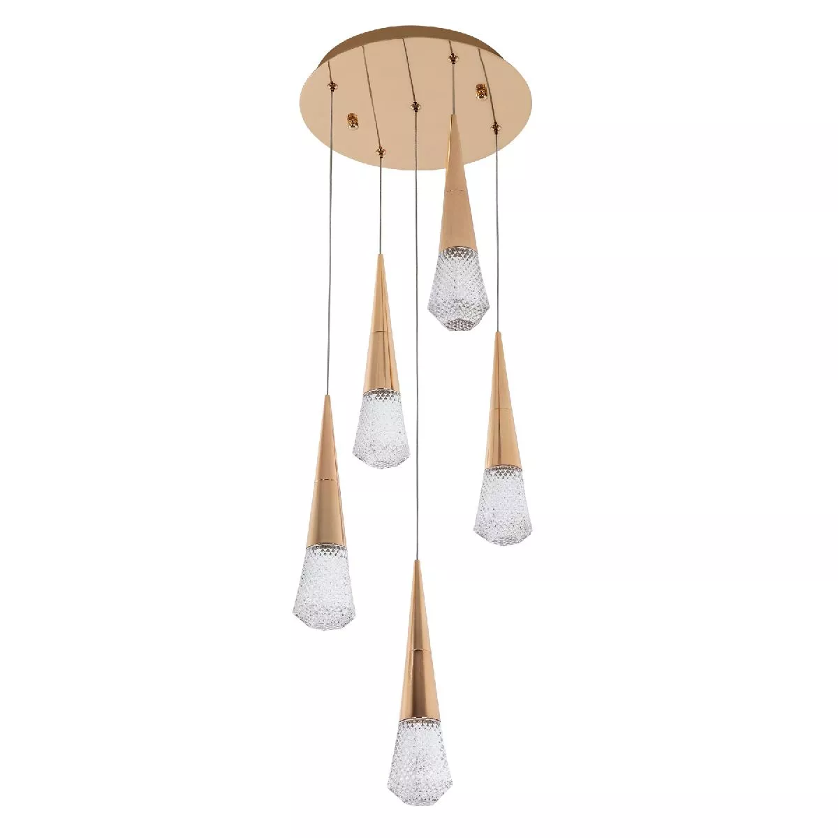 

Каскадная люстра Modelux ML.3315.5 GD