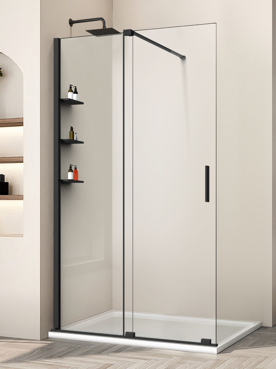 

Душевая перегородка Vincea Walk-in WSL VSW-1WSL120CLB 120 см, профиль матовый черный, стекло прозрачное