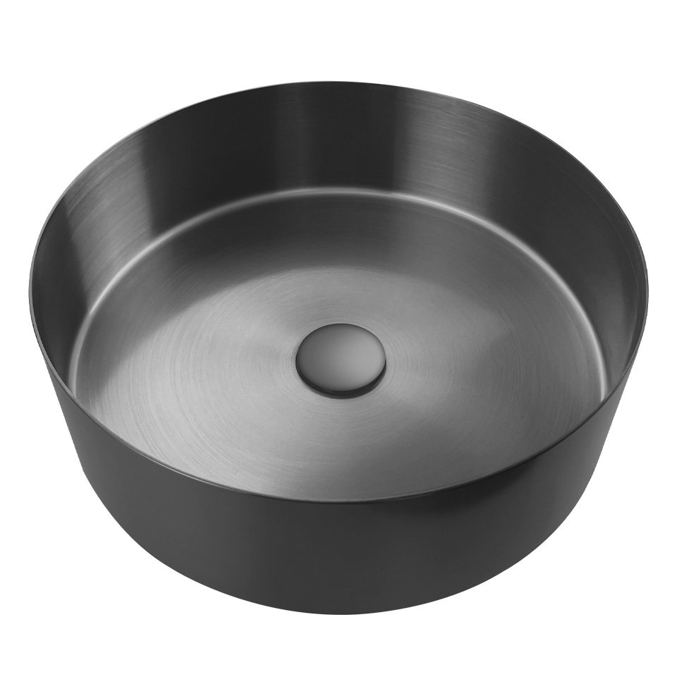 

Накладная раковина AltroBagno Luna 001002 MtGr оружейная сталь