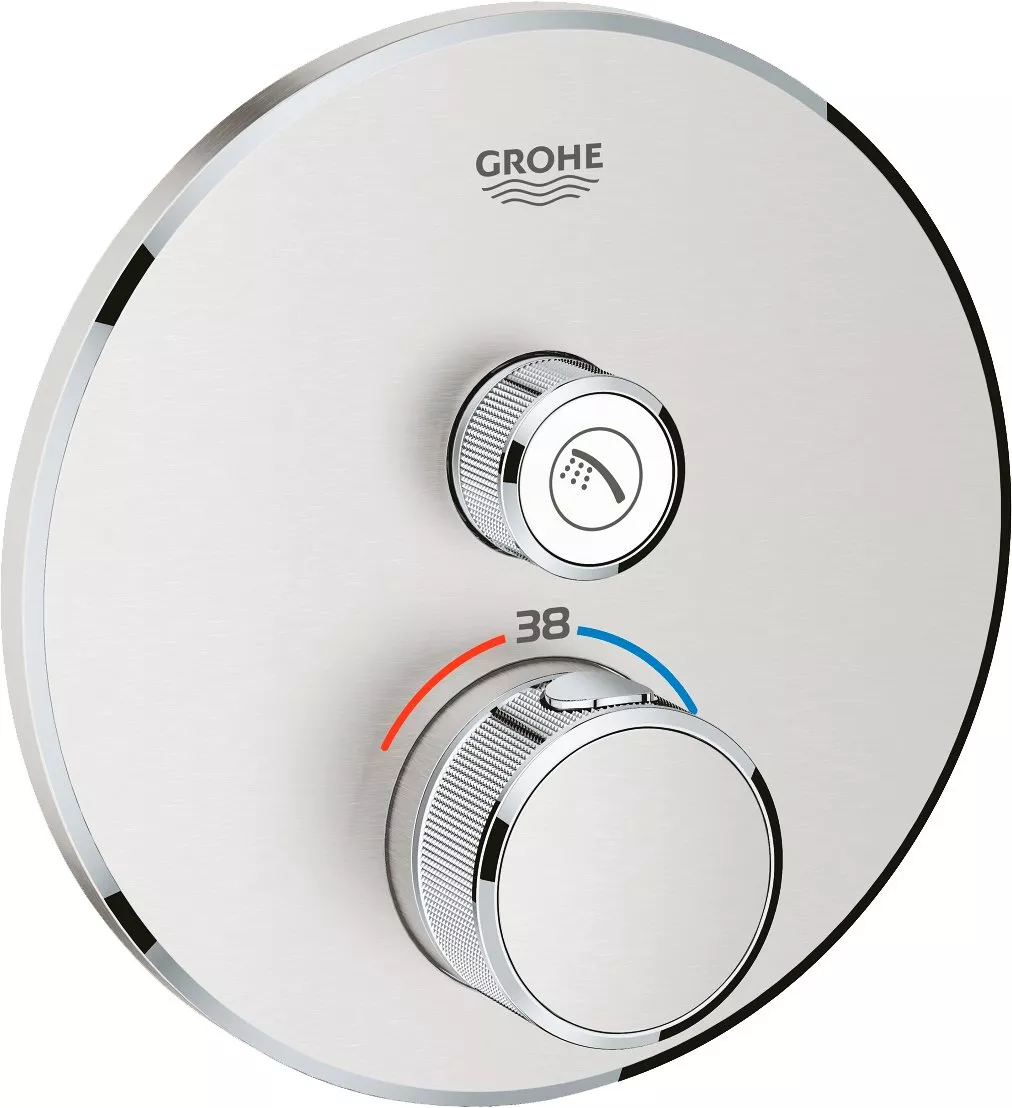 

Термостат Grohe Grohtherm SmartControl 29118DC0 для душа, суперсталь
