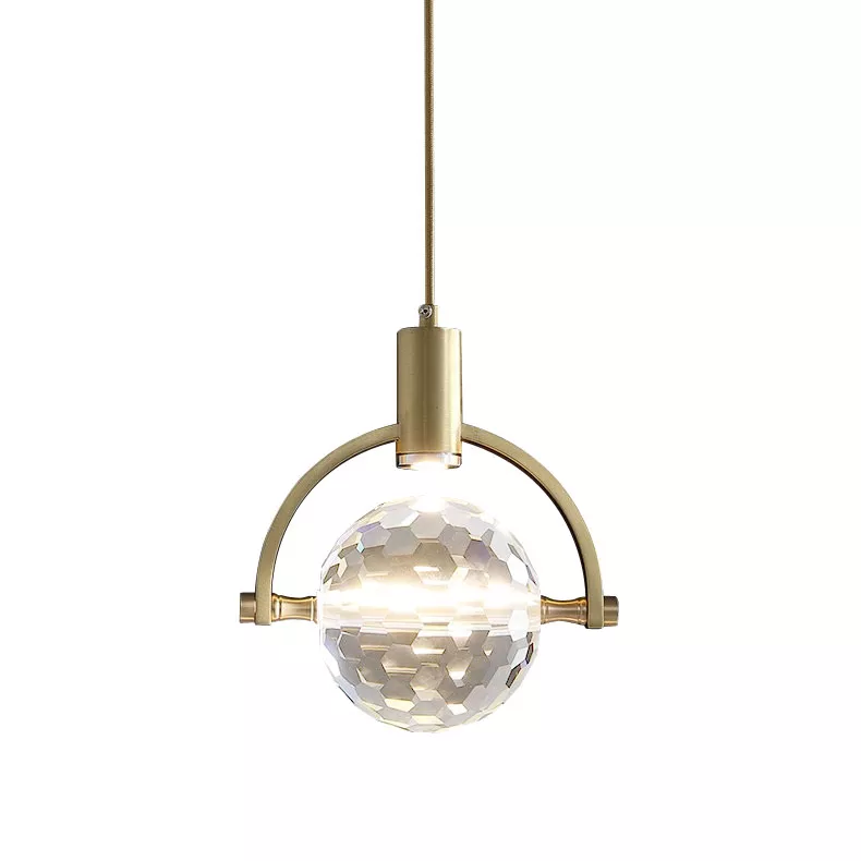 

Подвесной светильник DeLight Collection 2121P/A brass/clear