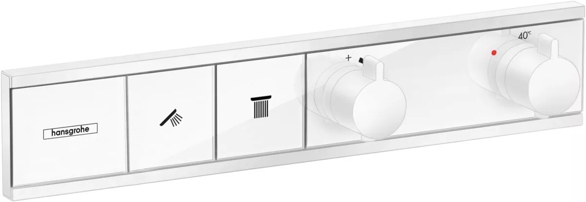 

Смеситель для душа Hansgrohe RainSelect 15380700 белый матовый, с термостатом
