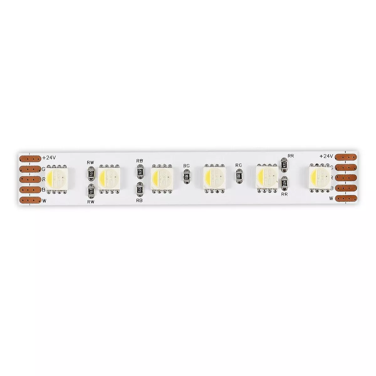 Светодиодная лента ST Luce 24В 18Вт/м 3000К 5м IP20 ST5005.318.20RGBW.1