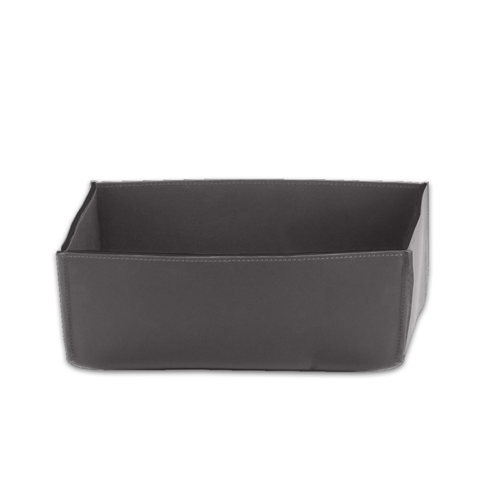 DECOR WALTHER NAPPA UTB Коробка универсальная натуральная кожа 10 X 25 X 175 см цвет дымчато-серый SMOKE GREY 18766₽