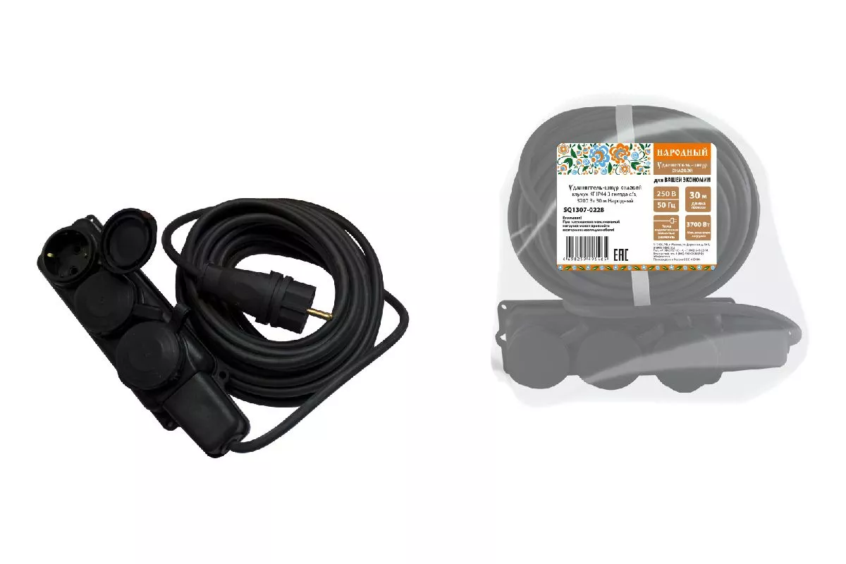 

Удлинитель-шнур силовой TDM Electric SQ1307-0228