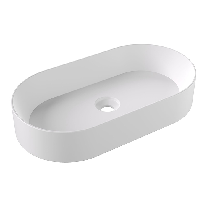 Alice Раковина SPY Oval 65x36хВ12 накладная без отверстия под смеситель белый матовый 57200₽