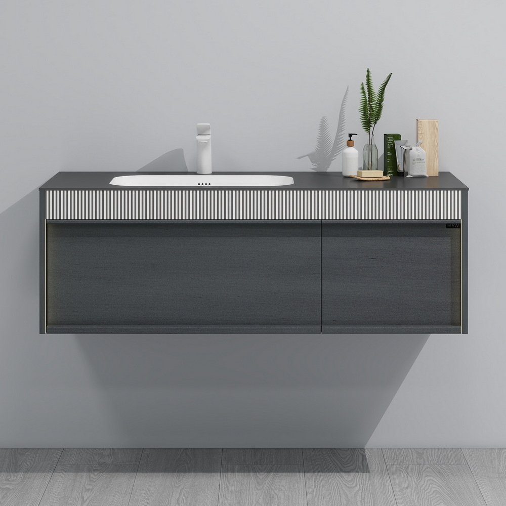 Тумба с раковиной Black White Universe 120 подвесная p16 antique gray 125550₽