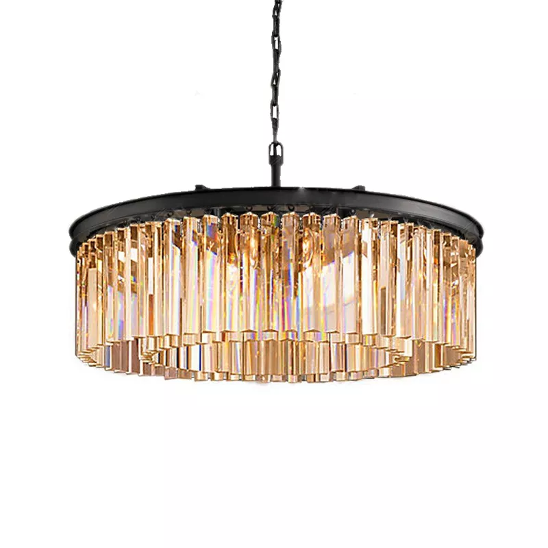 

Подвесная люстра DeLight Collection 1920s Odeon 9513P/600R black/amber