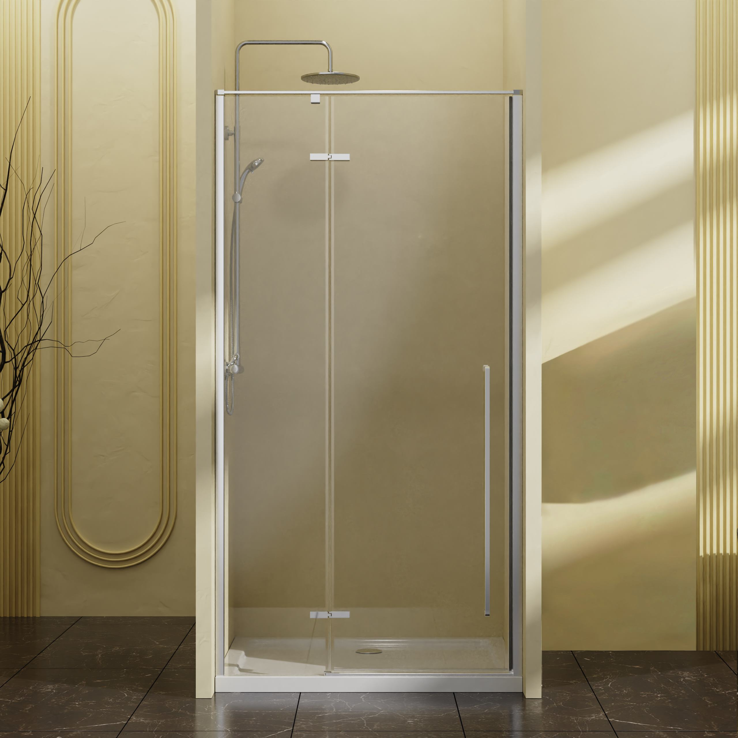 

Душевая дверь в нишу Vincea Slim-N VDPH-5SN100CL 100 см, профиль хром, стекло прозрачное