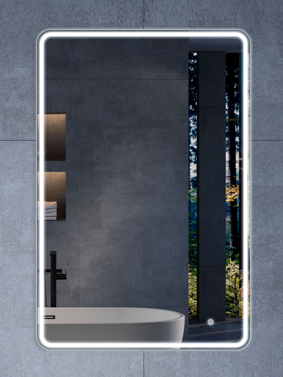 Зеркало Vincea VLM-3VC700 70x80 с подсветкой 11650₽