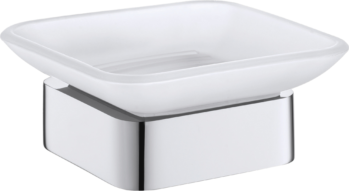 Мыльница Bemeta Solo 139108032 настенная стеклянная хром 3706₽