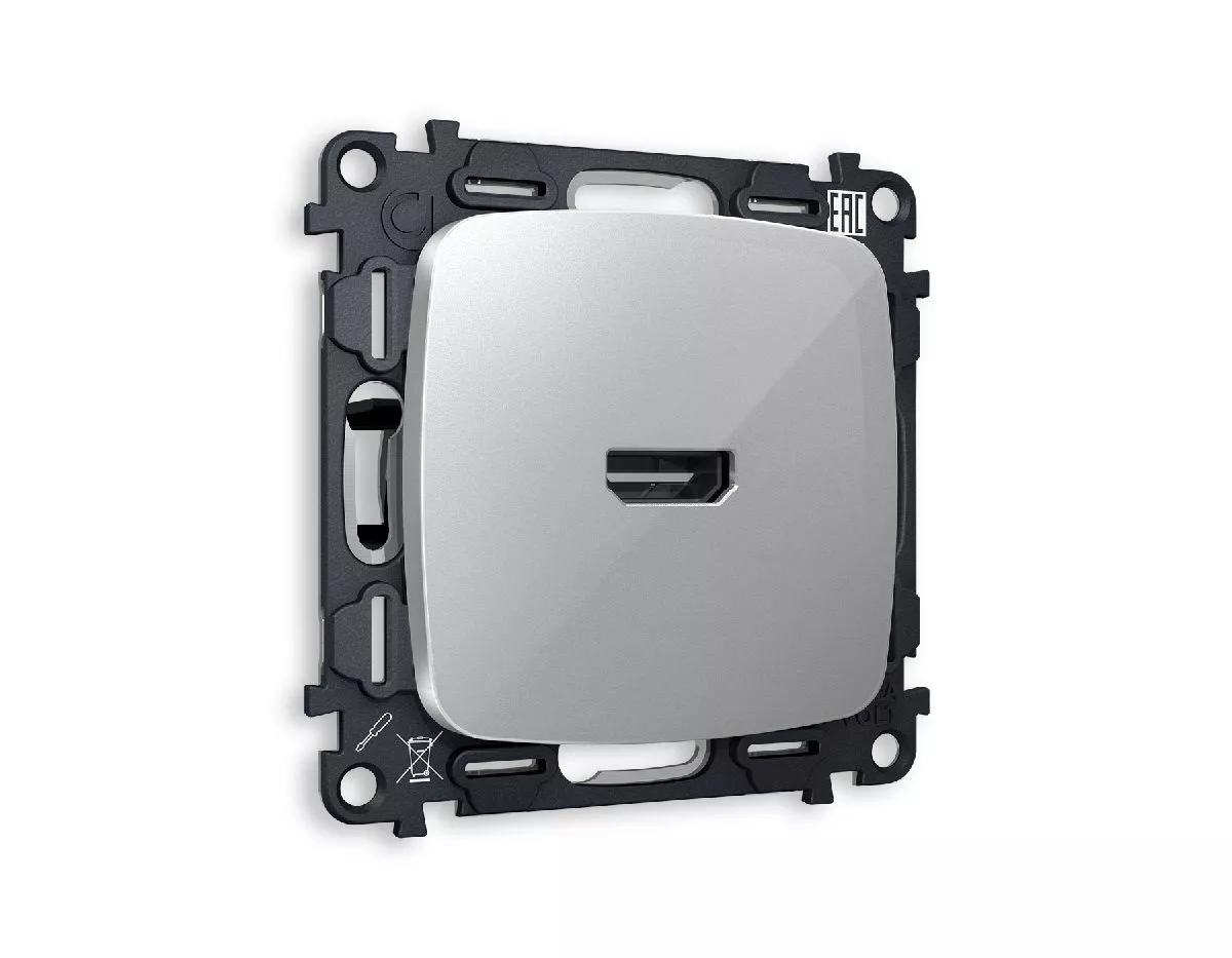 

Комплект механизма розетки HDMI 2.0 40V/500mA 2.0GHz 5-18Gbit/s Ambrella Volt Omega MO414010