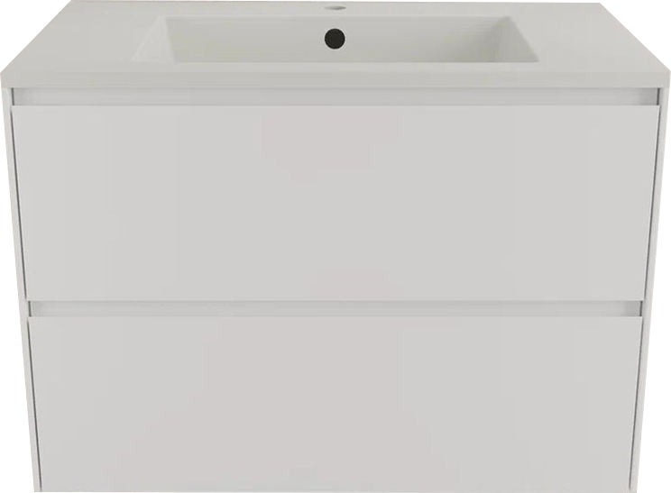 

Тумба с раковиной Style Line Лима 80 см подвесная LINE 80 2 ящика PLUS Белый Матовый ЭМАЛЬ, раковина жасмин