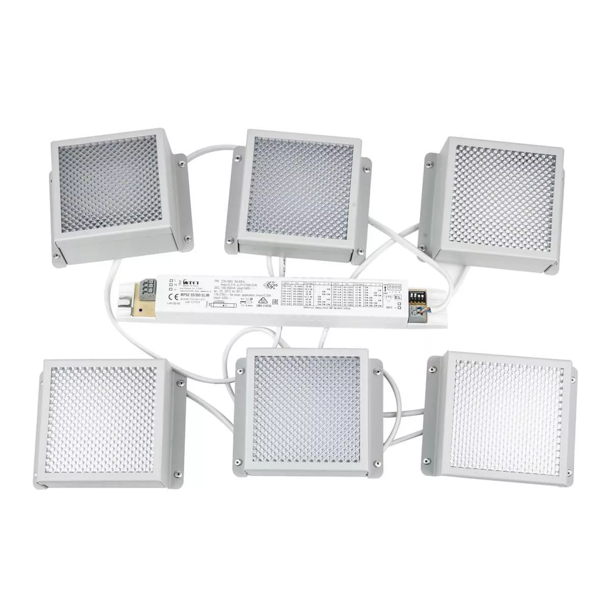 

Встраиваемый светодиодный светильник Uniel ULP-0808 42W/4000К IP40 Grilyato White KIT06 (6 шт.) UL-00011060