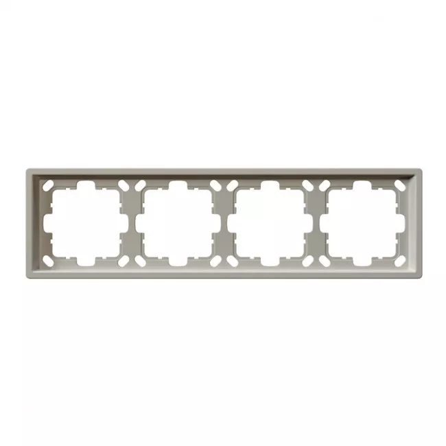 

Рамка серия FD 4-постовая, цвет Сахара Jasmart FD1004SH