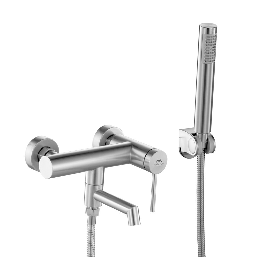 Смеситель для ванны с душем Fashun A53033 сатин 8627₽