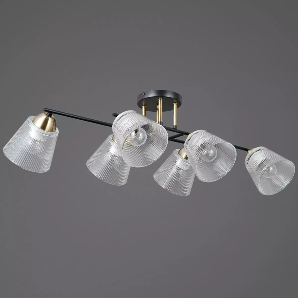 

Потолочная люстра Illumico IL0845-6CSQ-25BKAB ELITE