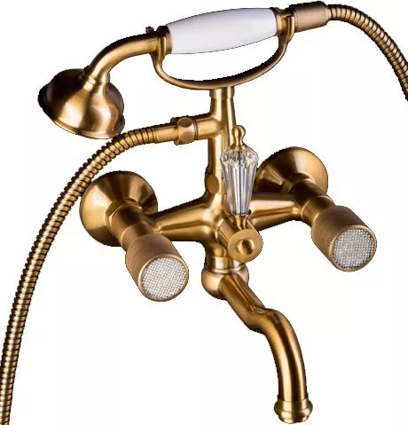 

Смеситель для ванны с душем Boheme Royal Cristal 313