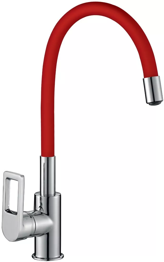 

Смеситель для кухонной мойки Rossinka Z Z35-35U-Red хром, красный