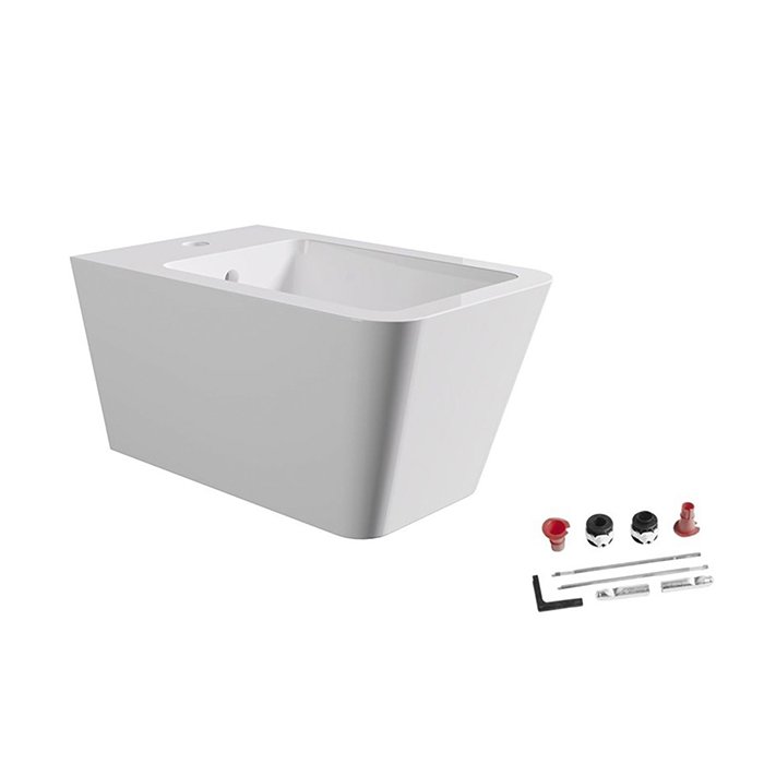 

Alice комплект: Биде HIDE Square 55х35, подвесное, с набором для крепления, белый глянцевый