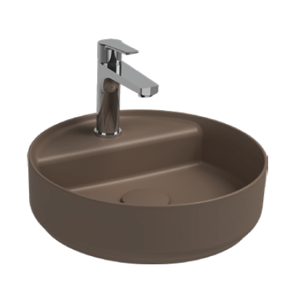 

Раковина накладная ISVEA Infinity 42 коричневый матовый 10NF65042SV-2H