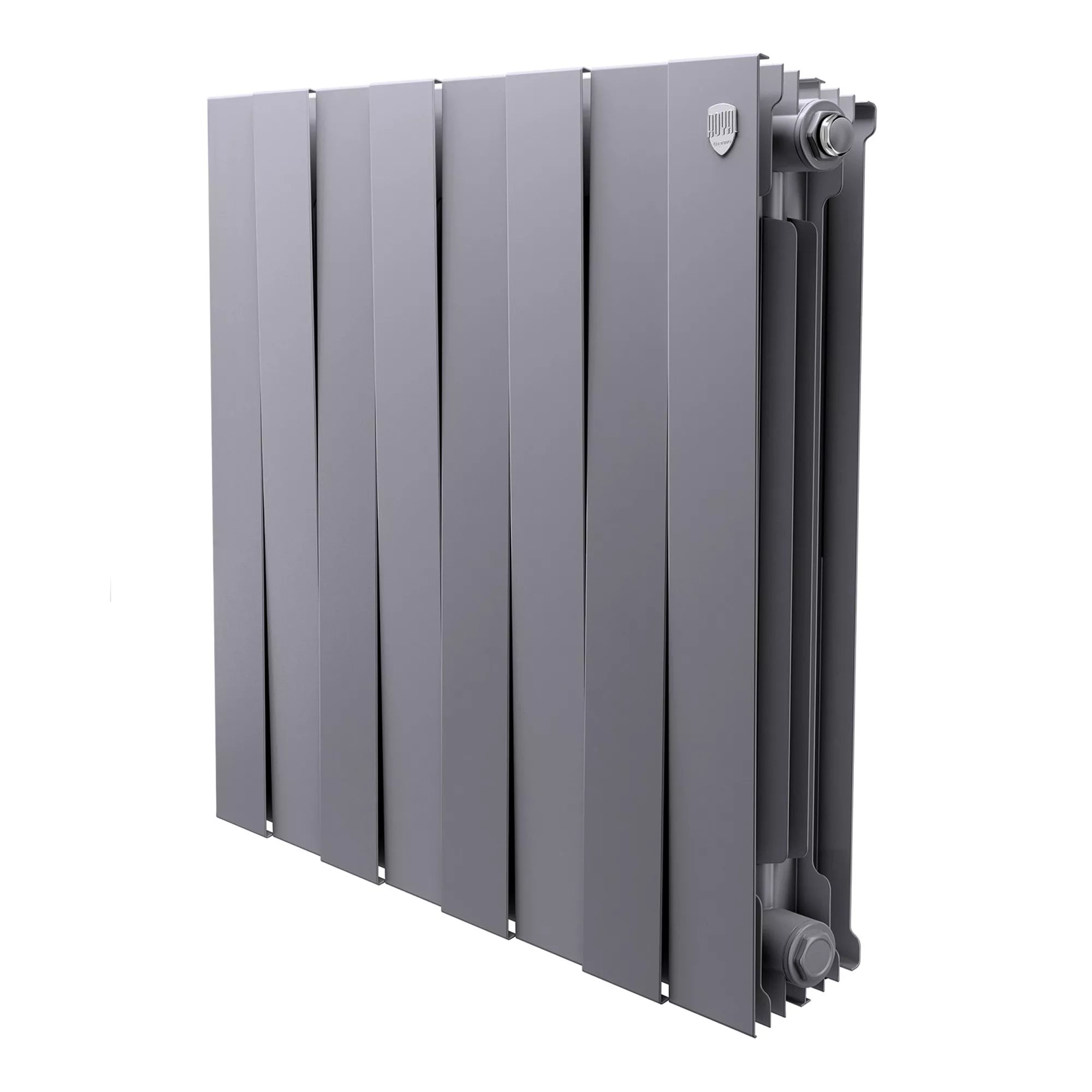 

Радиатор биметаллический Royal Thermo PianoForte 500 Серебристый - 8 секц.
