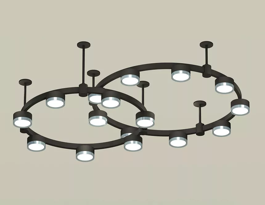 

Комплект подвесного светильника Ambrella Light Techno Ring XR92221160 (A9222, A9227, C9242, C9238, N8133)